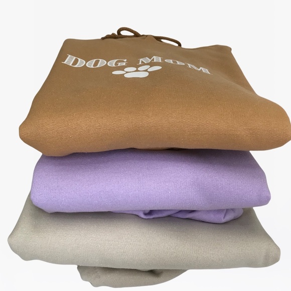 DOG MOM Unisex Adult Hoodies - Various - Picture 15 of 17